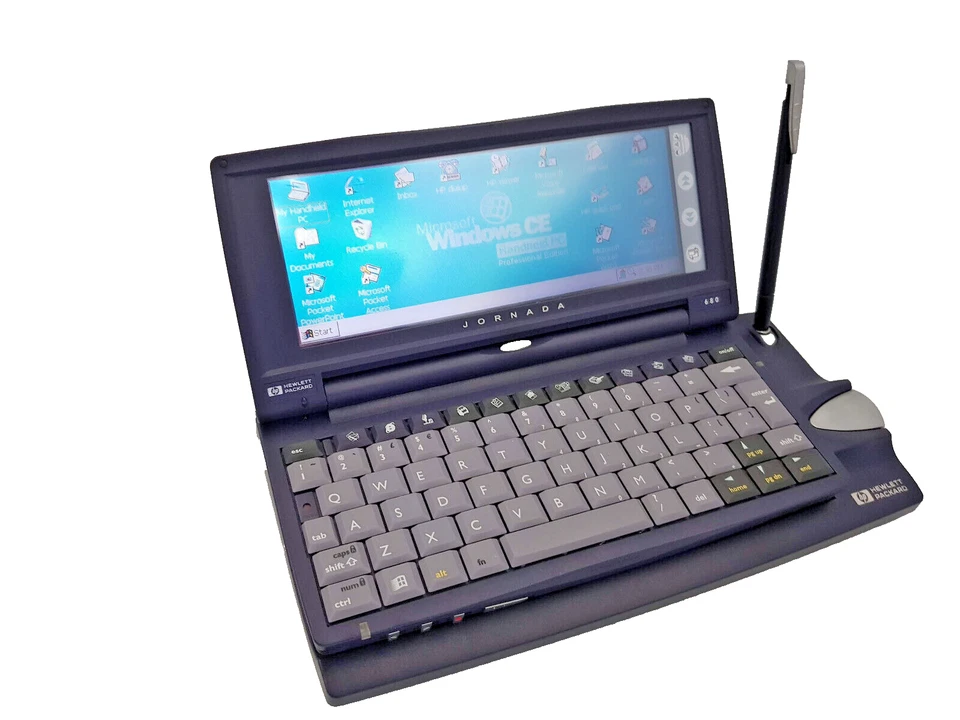HP Jornada 680 PDA Palmtop Vintage Computing Hewlett Packard Windows CE F1262A - Image 2 of 4