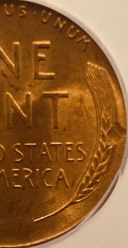1949-S Lincoln Wheat One Cent**ICG-MS67 RD**Strike On Reverse Wheat*** - Picture 6 of 7