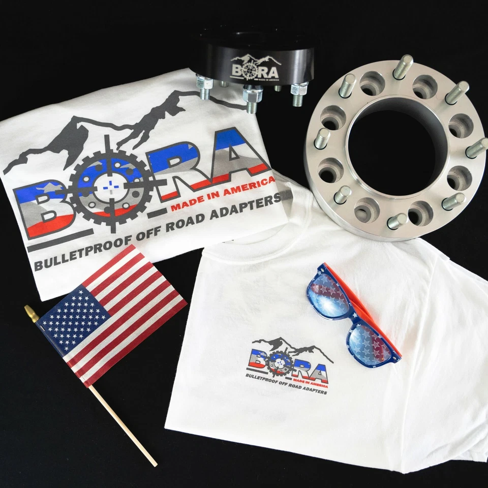 BORA wheel spacers HUMMER H2 2002-2009 2" PAIR (2) USA MADE - Image 2 of 4