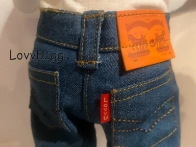 BEST JEANS EVER! for American Girl or Boy 18" Doll Clothes & FREESHIP ADD-ONS!
