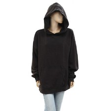 Free People We The Free Ribbed Hoodie Top Sweatshirt Slouchy Oversized S 267236