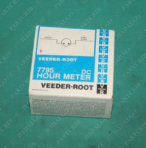 Veeder-Root, 7795, DC Hour Meter 5 digit 779565-206 NEW