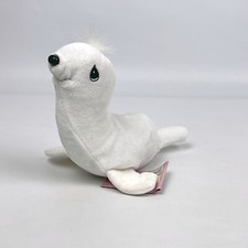 VTG 1998 Precious Moments Enesco Tender Tails 7" White Seal with Tuft of Hair