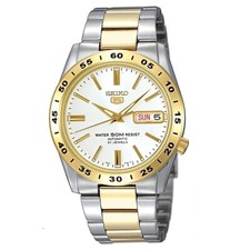SEIKO Serie 5 SNKE04K1 Superior Orologio Automatico Uomo Acciaio Quadrante Bianc