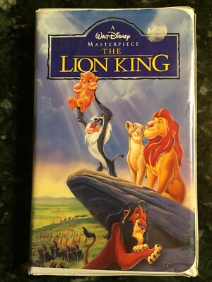 Walt Disney Masterpiece The Lion King (VHS Tape, 1995) Clam Shell