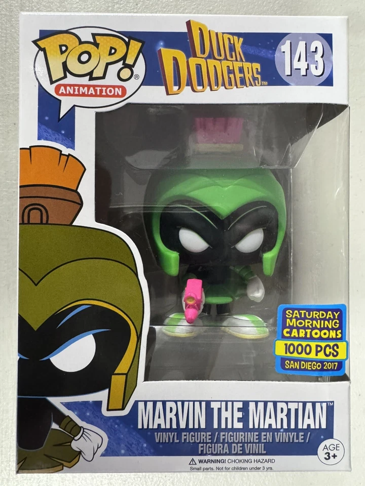 Marvin the Martian 143 ~ Duck Dodgers ~ винил FUNKO Pop ~ РЕДКИЙ и почти как новый 👌 - Изображение 2 из 4