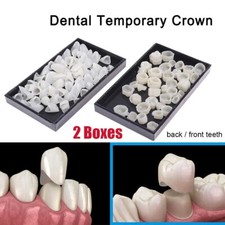 100-140PCS Anterior Dental Temporary Porcelain Crown Veneers Stable Teeth