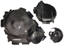 Suzuki GSXR600 GSXR750 K6-K7 3x Carbonio Coperchio Frizione Lima Pompa Acqua