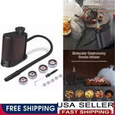 Portable Cocktail Smoker Kit Rechargeable Smoking Gun Smoke Infuser Meat Smoker