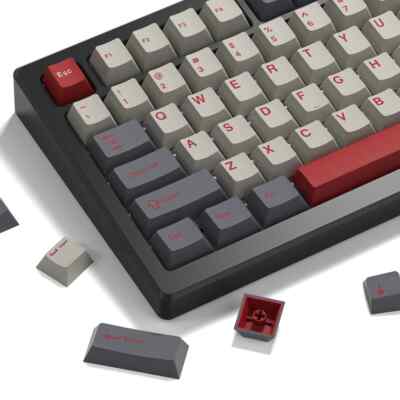 132 Keys Retro Keycap Double Shot Key Caps for Cherry MX Switches Gamer Keyboard