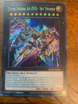 Yu-Gi-Oh! Divine Arsenal AA-ZEUS - Sky Thunder - BLMR-EN084 1st Ed, NM | eBay Yu-Gi-Oh! Divine Arsenal AA-ZEUS - Sky Thunder - BLMR-EN084 1st Ed, NM | eBay