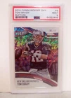 2016 PANINI KICKOFF DAY CARD #5 TOM BRADY #5/10 RUPTURE MINT PSA 9