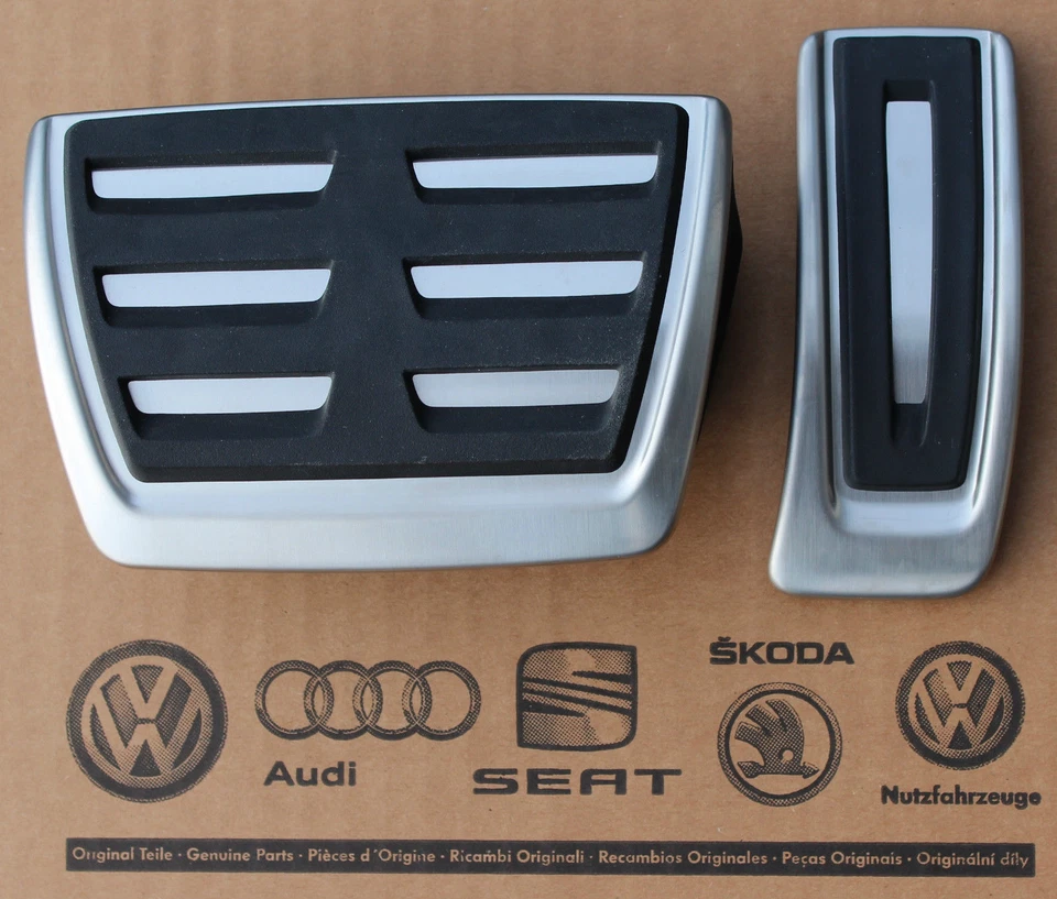 Audi A4 B8 original S4 Pedalset S-line Pedale Pedalkappen A5 Q5 pedal pads caps - Bild 1 von 1