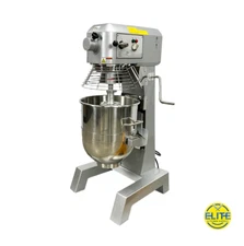 40 QT Commercial Dough Mixer Bakery Food Mixer 3 Speed 3 HP 240V