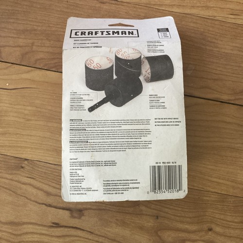 CRAFTSMAN 1-1/2x1-1/2 Drum Kit Asst Grt 1+3 Aluminum Oxide Multi-Grade Spindle S - Picture 2 of 2