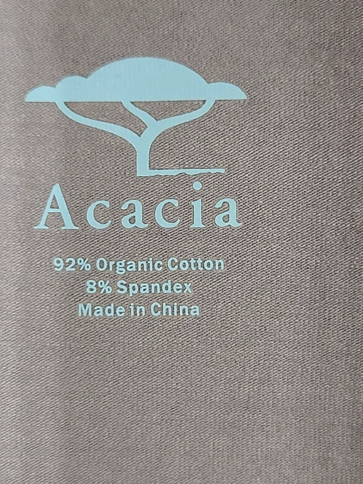 Acacia Organic Cotton Wrap Robe Women's Medium Gray Embroidered Paisley - Image 4 of 4