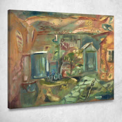 Purbeck Hof Am frühen Nachmittag Frances Hodgkins, fhd24 Druckbild 