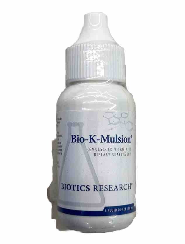 Biotics Research BIOKMULSION 2 Fluid Ounce Oz Vitamin K Dietary