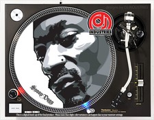 Snoop Dogg Fan Art 2 - 7"-12" DJ slipmat for LP turntable record player