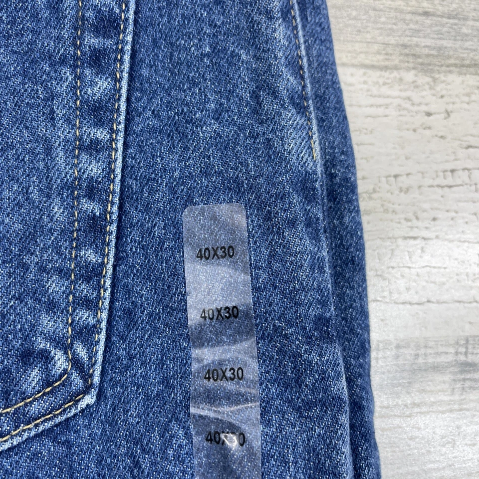 NUEVO Pantalones de mezclilla Field Gear para hombre 40x30 azul calce relajado pierna recta Foto 3 de 4