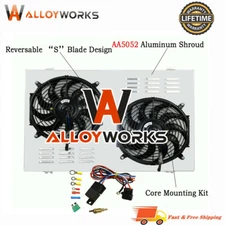 Electric Radiator Fan+Shroud+Relay for 68-87 1969 Chevy C10 Chevelle El Camino