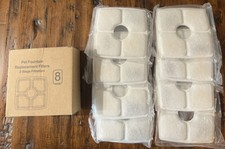 8-Pack Cat Water Fountain Filter Replacement Filters Decdeal NEW