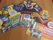 Lotto 3 DVD + Cartonati Edicola - GOLDRAKE - GRANDE MAZINGA E JEEG ROBOT sigle