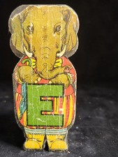 Excelsior Die Cut Alphabet Figure Vintage A9