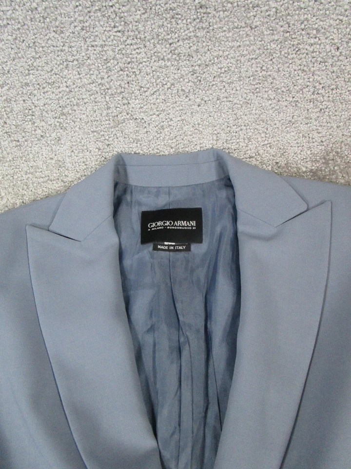 Giorgio Armani 套装女式 6 蓝色羊毛 * — 第 2/4 张图片