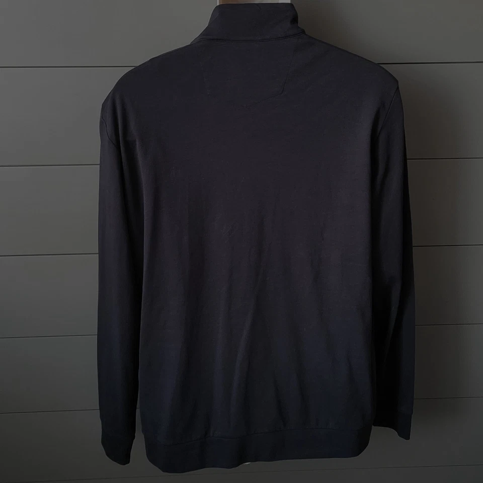 Chaqueta Robert Graham Alan Calce Clásico Cremallera Completa Negra $198 Para Hombre Talla Grande Nueva con Etiquetas Foto 2 de 4