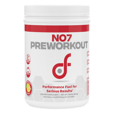 DotFit NO7 Lemonade Flavor Pre-Workout Supplement Performance Fuel 580g NEW