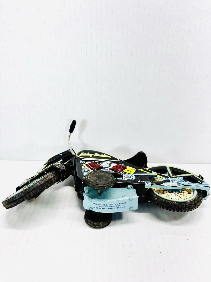 Xonex Harley-Davidson 1950s Tin Toy Reproduction Friction Powered