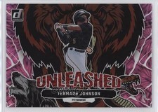 2023 Panini Donruss Unleashed Pink Fireworks Termarr Johnson #U1 05cx