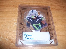 2024 Leaf Trinity Clear Football Amare Thomas Rookie Auto Card 89/99 Cougars
