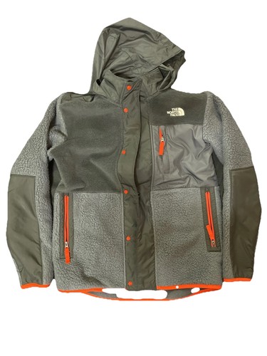 The North Face Boys' Large (14/16) Black Puffer Hoodied Jacket Buttoned/Zip-Up