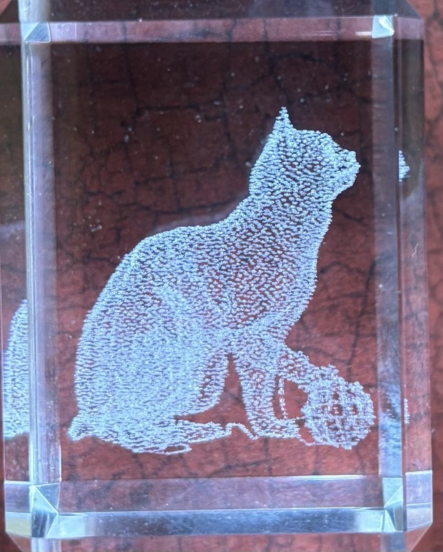 Made In The USA From Fine Imported Crystal Cat