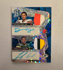 Panini 2017 Spectra Neon Blue Prizm RDPA-KW Kizer/Williams Dual Patch Auto /20
