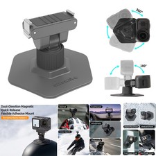 Magnetic Adhesive Mount Helmet Fixed Bracket For DJI OSMO 360 II/Nano/Action 6