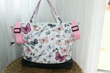 Rollator Tasche, Einkaufstasche f&uuml;r Rollator, Rollstuhltasche Handarbeit