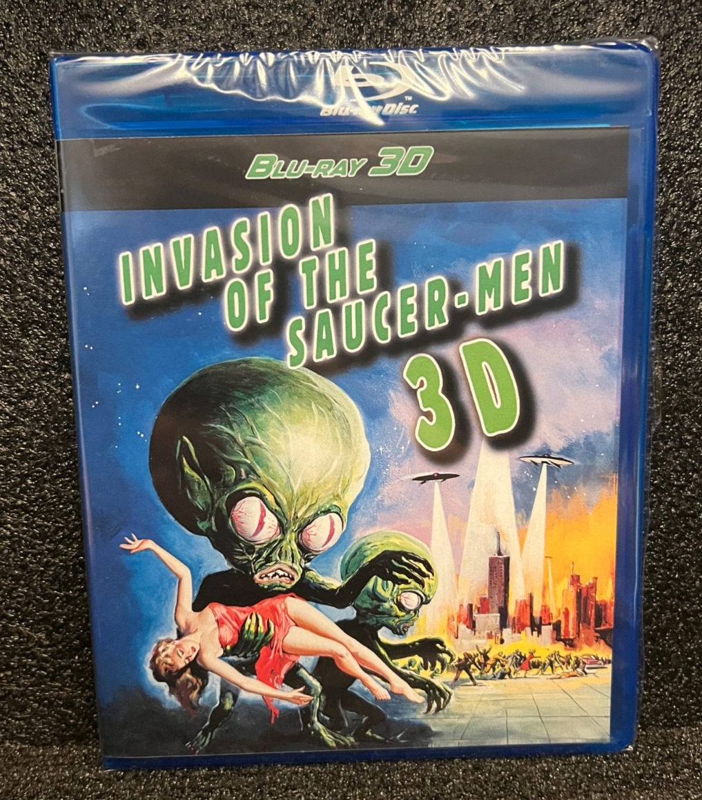 3D Blu-ray - Invasion of the Saucer Men 3D, Digital 3D + Anaglyph