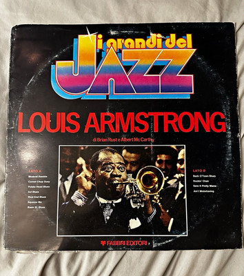 Fabbri Editori I grandi del Jazz: Louis Armstrong LP 12'' 33 U/min 1970 GDJ-24