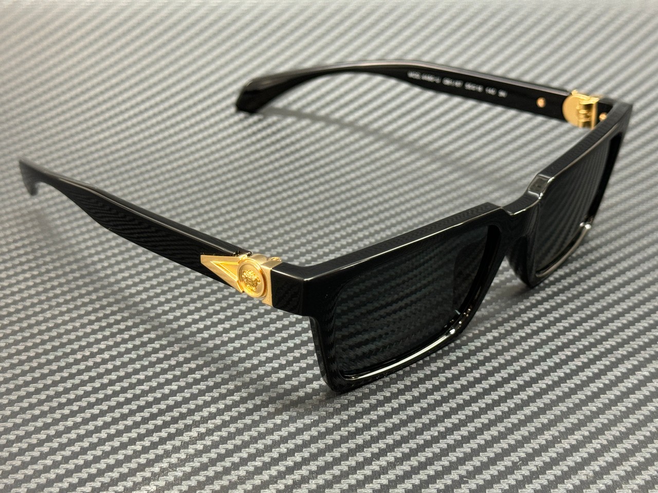 VERSACE VE4490U GB1 87 Black Grey Men's 55 mm Sunglasses thumbnail 3