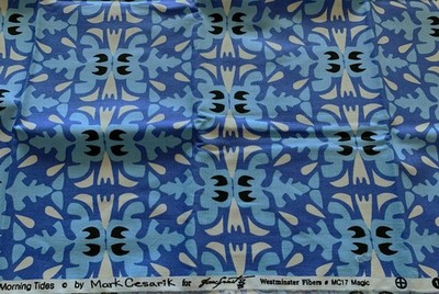 1 1/4 Yards Mark Cesarik Free Spirit MORNING TIDES Fabric MC17 Westminster NEW