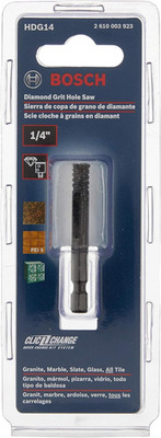 Bosch HDG14 1/4 In. Diamond Hole Saw , Blue