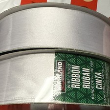 Kirkland white wire edged ribbon 2 BIG Rolls.