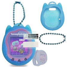 JCHPINE Silicone Case Replacement for Tamagotchi Uni, Screen Blue
