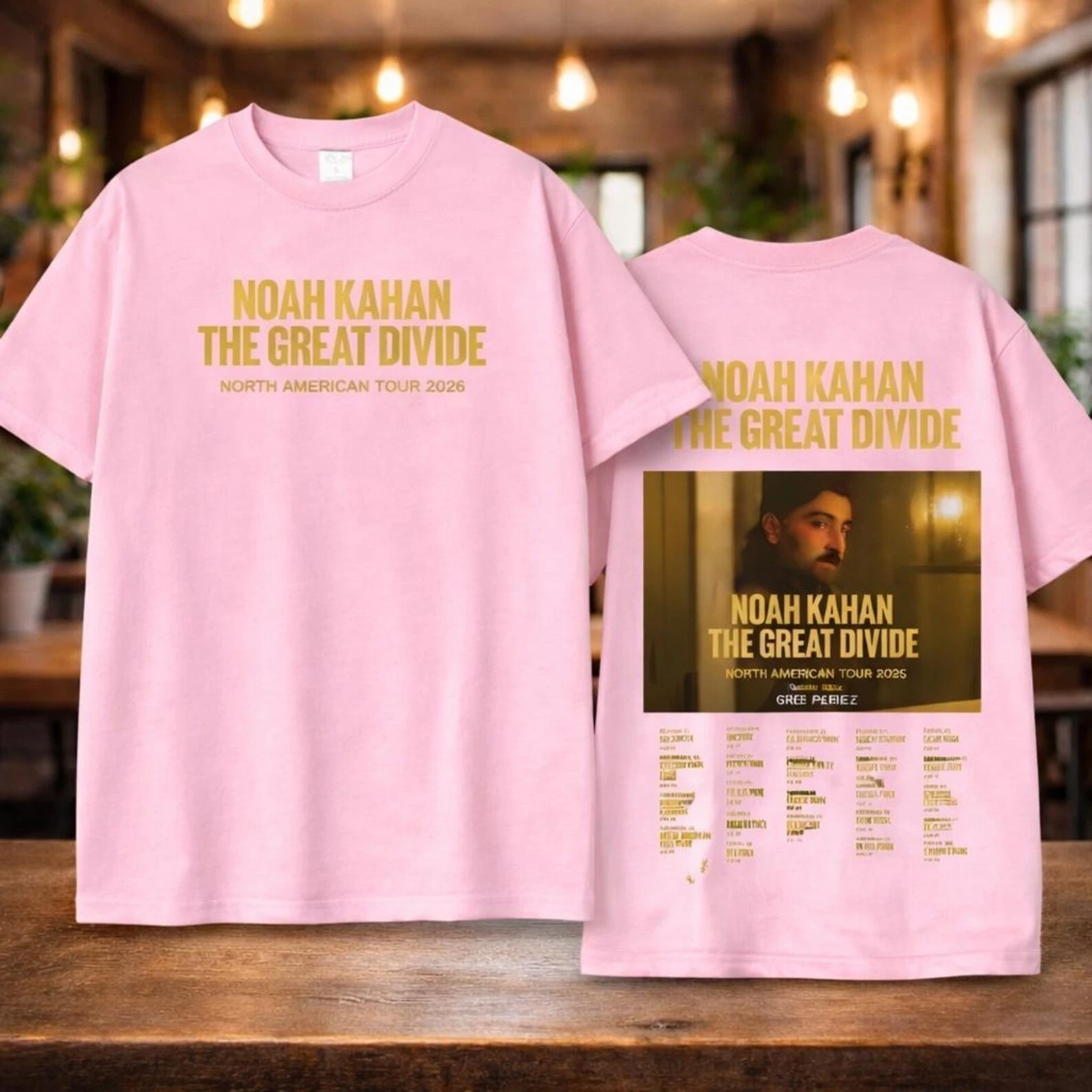 Noah Kahan the Divide Tour 2026 Unisex T-Shirt