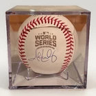 John Lackey 2016 World Series Baseball Signed Auto Chicago Cubs OML JSA Cert