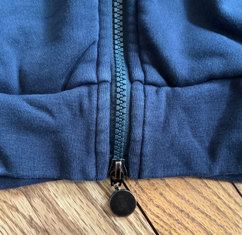 $900 MONCLER Maglia Cardigan men's full zip Track Jacket - Navy
