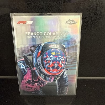 Franco Colapinto Helmet Collection Refractor 2025 Topps Chrome Formula 1 F1 HC-9